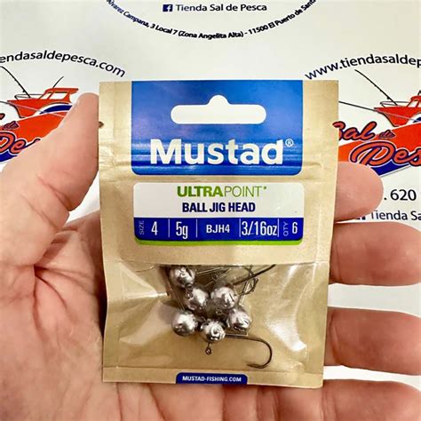 Anzuelo Plomado Mustad Mod Bjh Anz Gr Unidades Sal De Pesca