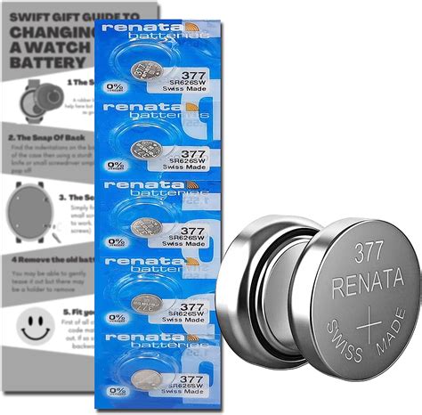 Sr Sw Watch Batteries X Renata Swiss Made Equivalent To