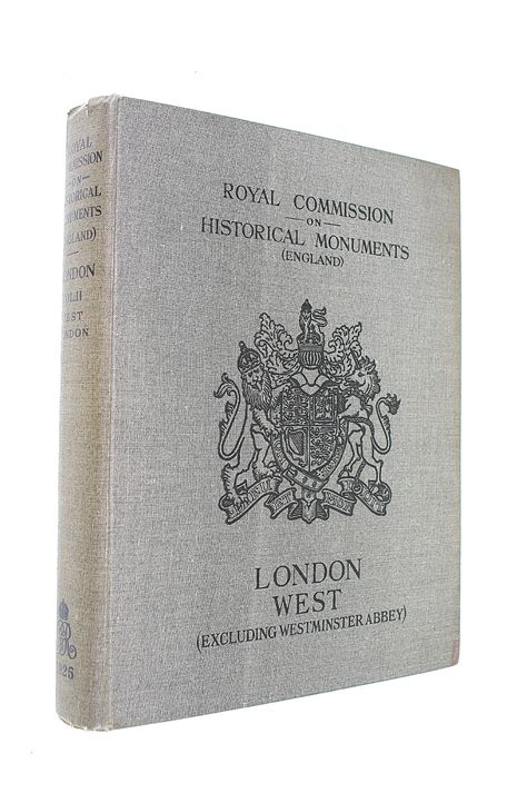 Royal Commission On Historical Monuments England An Inventory Of The