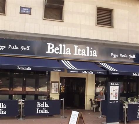 Bella Italia Menu With Prices (UK) - 2025