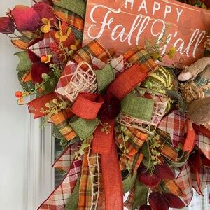 Happy Fall Y'all Wreath - Etsy