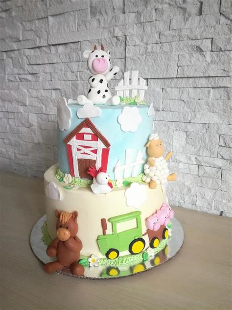 Farm Cake Decorated Cake By Milena Nikolic CakesDecor