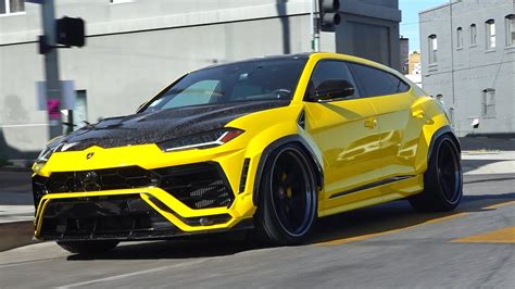 Chief Keef S Yellow Widebody Lamborghini Urus Youtube