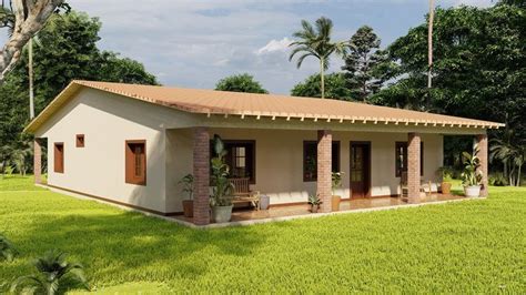 Planos Casa Campestre En Dos Pisos Terreno De X M Arquitecto