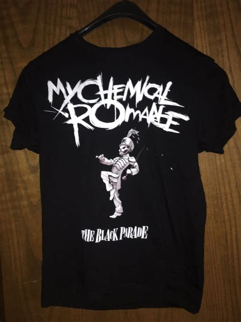 Mcr Tee With The Black Parade Art On It Lightly Worn Black Parade