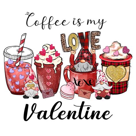 Free Coffee Sublimation Valentine Day Png 17302843 PNG With Transparent