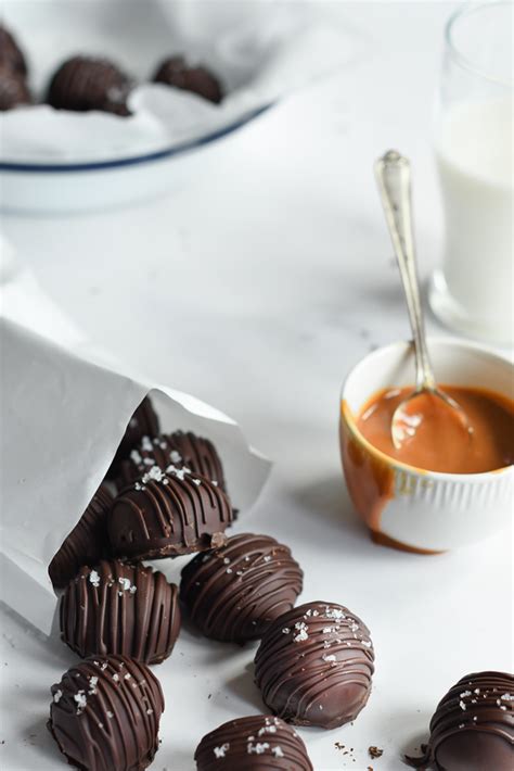 Salted Caramel Chocolate Truffles Emma Bakes Elevate This