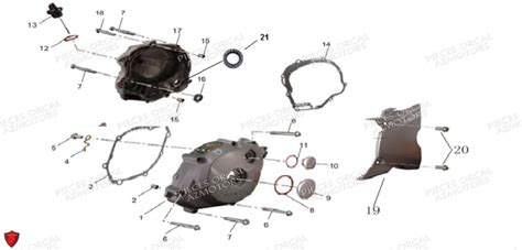 COUVERCLE CARTER ALLUMAGE ET EMBRAYAGE pièces ORCAL neuves Pièces Orcal