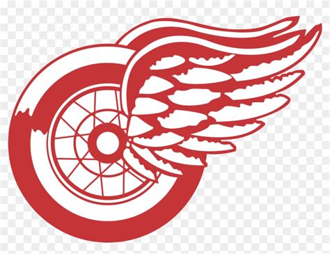 Detroit Red Wings Logo Png Transparent - Black And White Red Wings Logo, Png Download ...