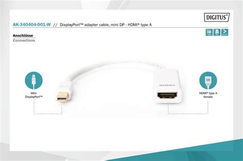 DIGITUS By ASSMANN Shop DisplayPort Adapter Converter