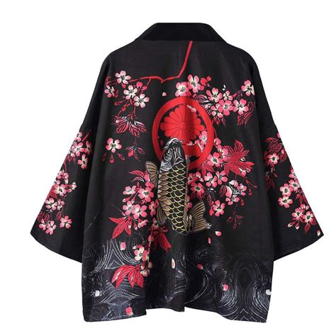 Jual Baju Haori Kimono Outer Pria Cowok Outer Cardigan Happi