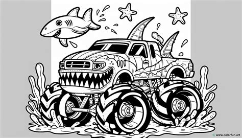 9 Coloriages De Monster Truck Coloriages Gratuits Pour Enfants