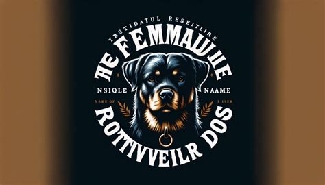 Unique Female Rottweiler Names - Rottweiler Paws