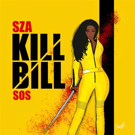 Sza Kill Bill Cover Art On Behance