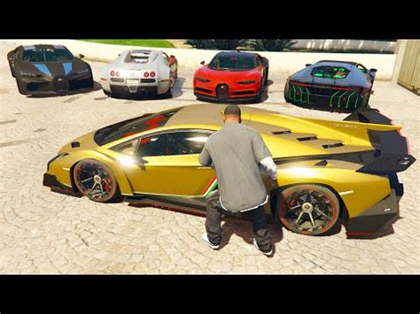 Gta Stealing Super Cars With Franklin Gta Expensive Cars