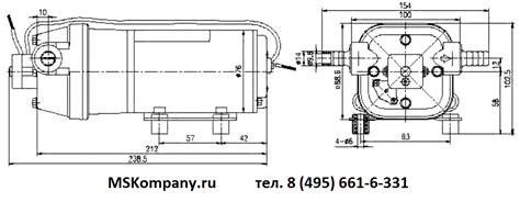 Пищевой насос CDP-35 на 12вольт c автоматическим отключением по давлению