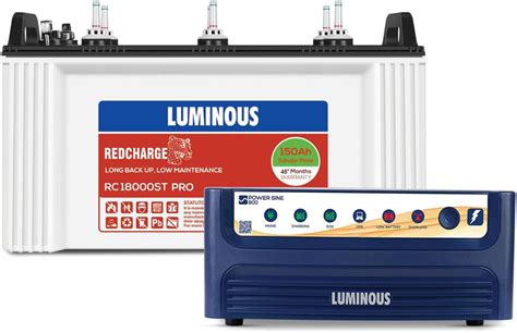 Luminous Inverter Battery Combo Eco Volt Neo Pure Sine Wave