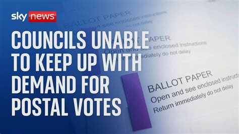 General Election 2024 Councils Unable To Keep Up With Surge In Demand For Postal Votes World News