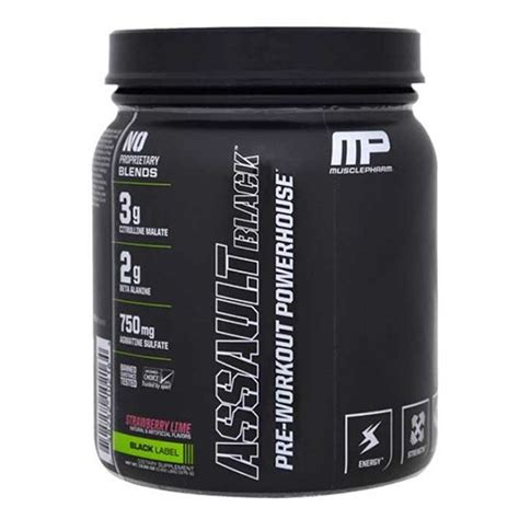 Assault Black 30 Doses Muscle Pharm