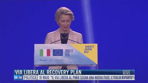 Breaking News Delle Via Libera Al Recovery Plan Video Tgcom