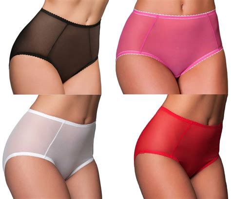 Premier Lingerie Betty See Through Powermesh Sheer Brief Knickers