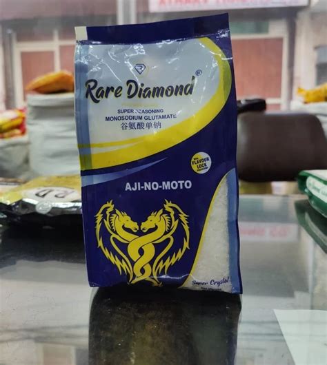 Monosodium Glutamate Rare Diamond Ajinomoto Blue Packet Packaging Size