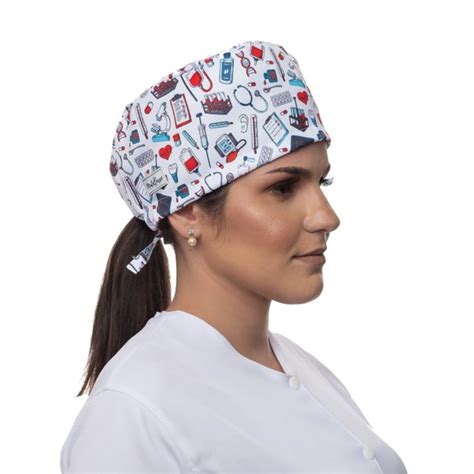 Gorro Cir Rgico Bandana Unissex Sa De Branco Elo