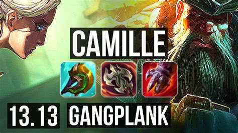 Camille Vs Gangplank Top M Mastery Games Legendary