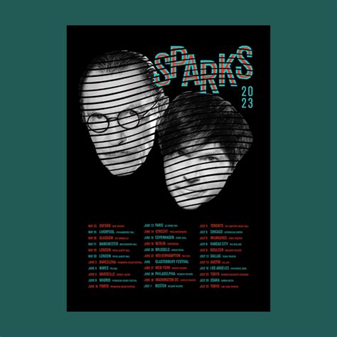 SPARKS 2023 TOUR POSTER | US Official Merch Superstore