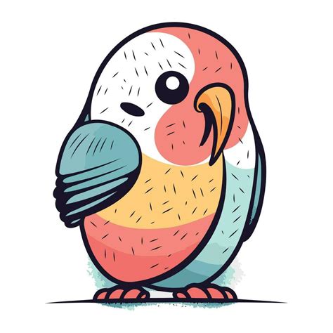 Cute Parrot Vector Illustration Of A Cute Parrot 33839861 Vector Art