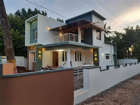 Sq Ft Bhk Contemporary Style Two Storey House And Free Plan