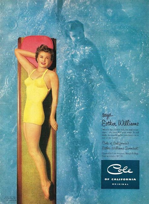 Cole 1949 Esther Williams California Swimwear Vintage Swimwear