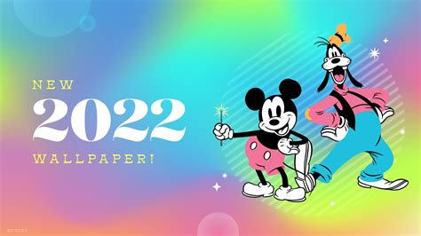 Ring In 2022 with New Digital Wallpaper Featuring Favorite Disney ...