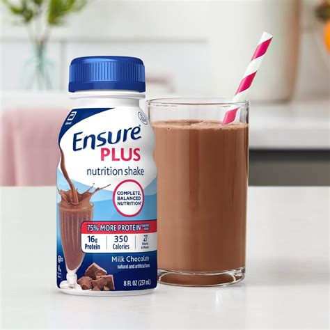 Ensure Plus Liquid Nutrition Shake With Fiber Grams Of Off