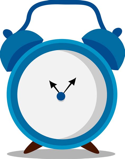 Reloj Azul Ilustración Vector Sobre Fondo Blanco 13609158 Vector En