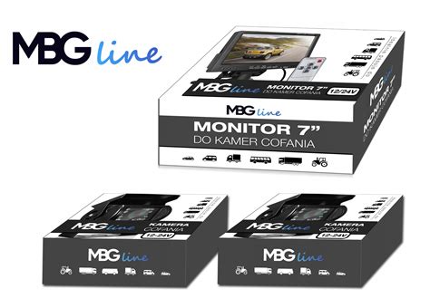 2 x kamera cofania monitor 7" cali diody IR 10 m BUS