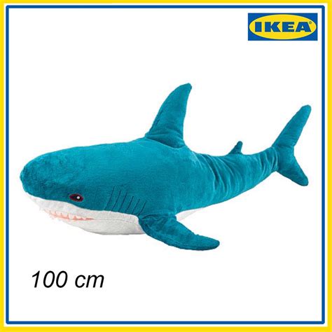 Jual Boneka Ikan Hiu Paus Biru 100cm IKEA Blahaj Blavingad Shopee