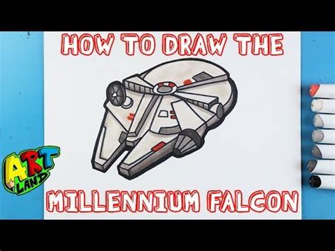 How To Draw The Millennium Falcon Youtube May The Th Millennium