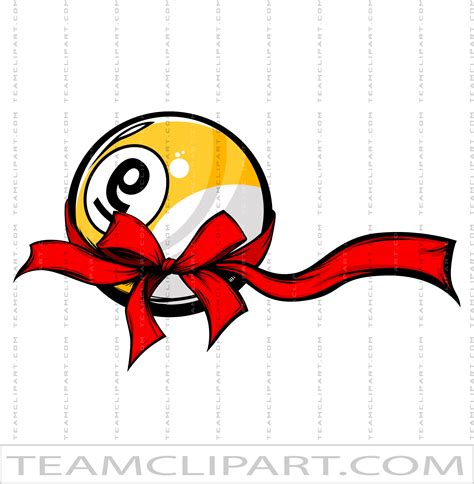 Nine Ball Christmas Vector | Quality Clipart | AI JPG EPS PNG