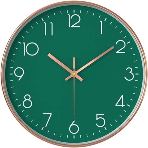 Horloge Murale Silencieuse De Cm Horloge De Cuisine Quartz