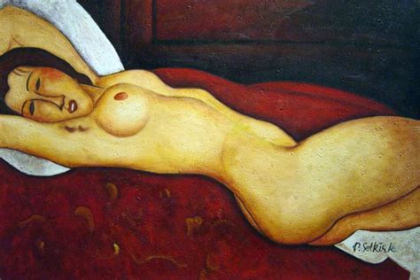 Reclining Nude Painting By Amedeo Modigliani Reproduction Ipaintings