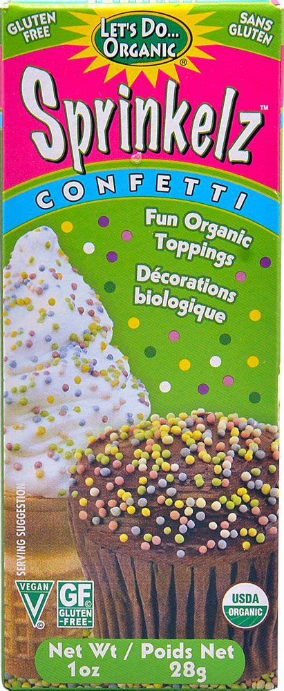 Let S Do Organic Confetti Sprinkelz Oz Dessert Toppings Gluten