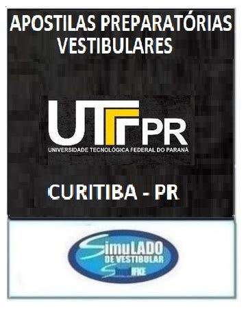 KIT 119 APOSTILAS PREPARATÓRIAS PARA O VESTIBULAR DA UTFPR PR 2025