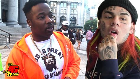 Troy Ave Attends Tekashi69's Trial to Support Nine Trey Gang Member - YouTube