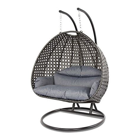 Island Gale® Luxury Egg Shape Hanging Double Seats 2 Persons Outdoor