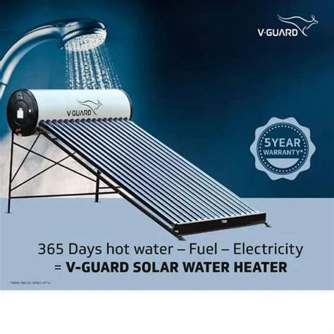 Automatic V Guard Solar Water Heater Color Grey At Rs 32000 Piece