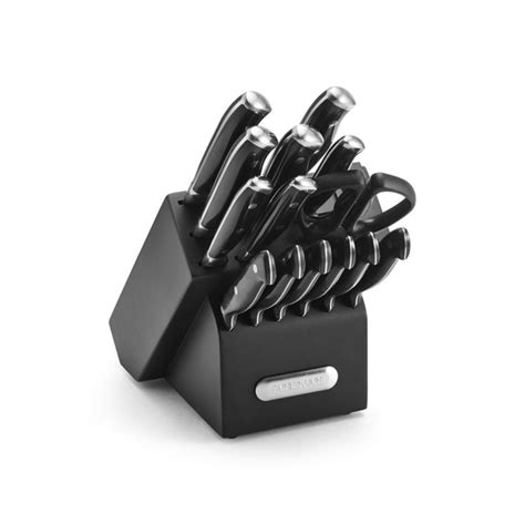 Farberware Edgekeeper® Professional 15 Piece Forged Triple Riveted Knife Block Set