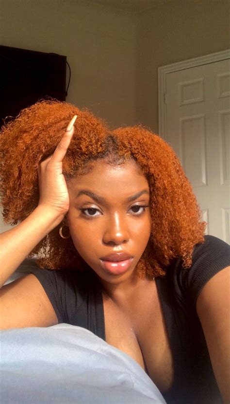 𝗕𝝠𝗗𝗗𝗘𝗦𝗧 𝗚𝗬𝝠𝗟♕ Natural Hair Styles Ginger Hair Color Afro Hair Color