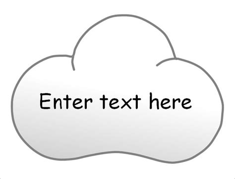 10+ Printable Cloud Templates - DOC, PDF