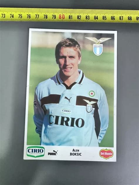 Foto Picture Photo Lazio Boksic Autografata Signed No Maglia Match Worn